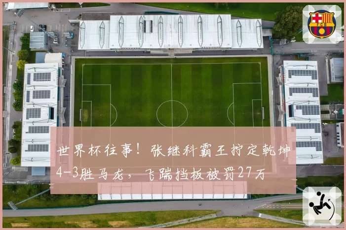 世界杯往事！张继科霸王拧定乾坤4-3胜马龙，飞踹挡板被罚27万